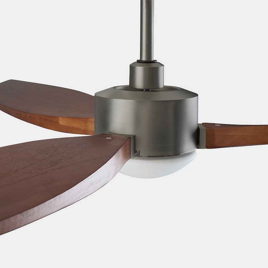 Ventilateur moteur DC EMBAT LED couleur niquel, FORLIGHT - 2