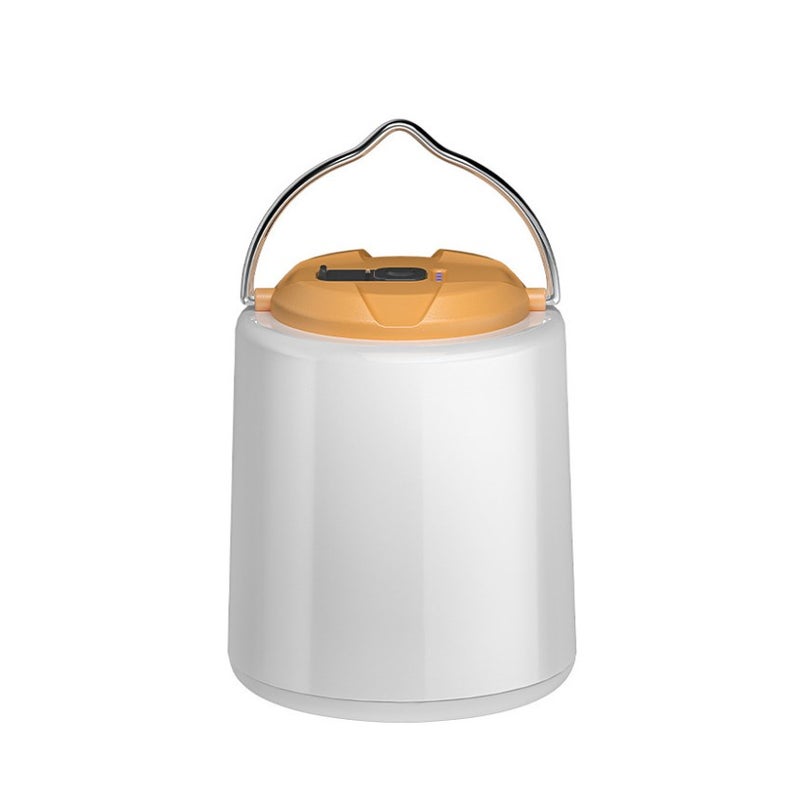 Latarka kempingowa, miniaturowa lampa kempingowa, ciepłe światło, ładowalna i przenośna, regulowana jasność, 3 tryby, do namiotu, dla dorosłych i dzi