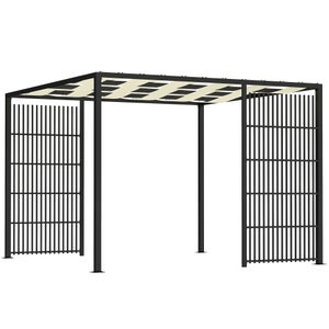 VidaXL Tenda Da Festa Pieghevole Pop-Up Marrone 440x292x315 Cm | Leroy Merlin - 5