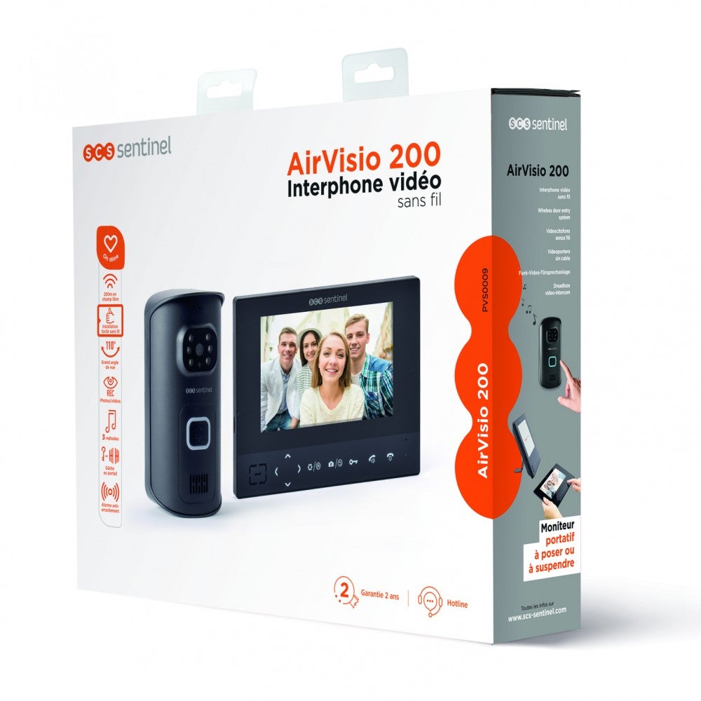 Visiophone SCS SENTINEL Airvisio 200 sans fil/mural - 4