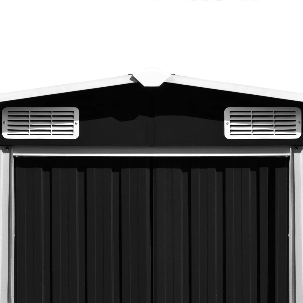 Maison Exclusive - Casetta da Giardino 257x392x181 cm in Metallo Antracite - 5