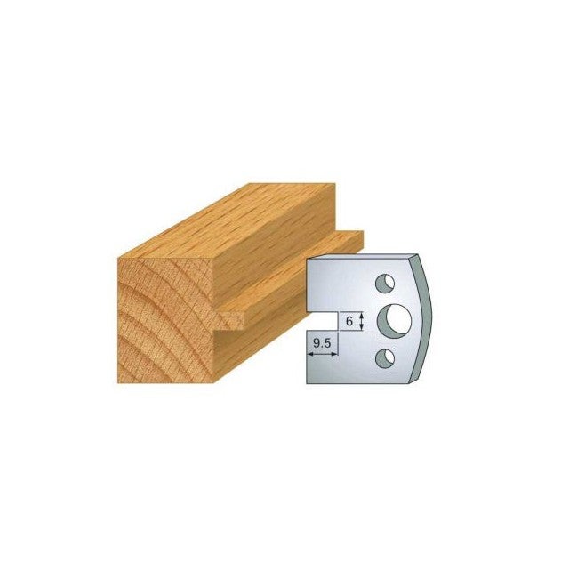 Jeu de 2 fers profilés acier Ht.40 mm N°017 Leman