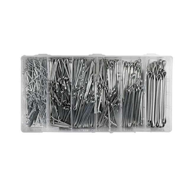 Assortimento Coppiglie A Molla TOX | 150 Pezzi In 6 Misure | Acciaio Zincato | Scatola Trasparente - Foto 8