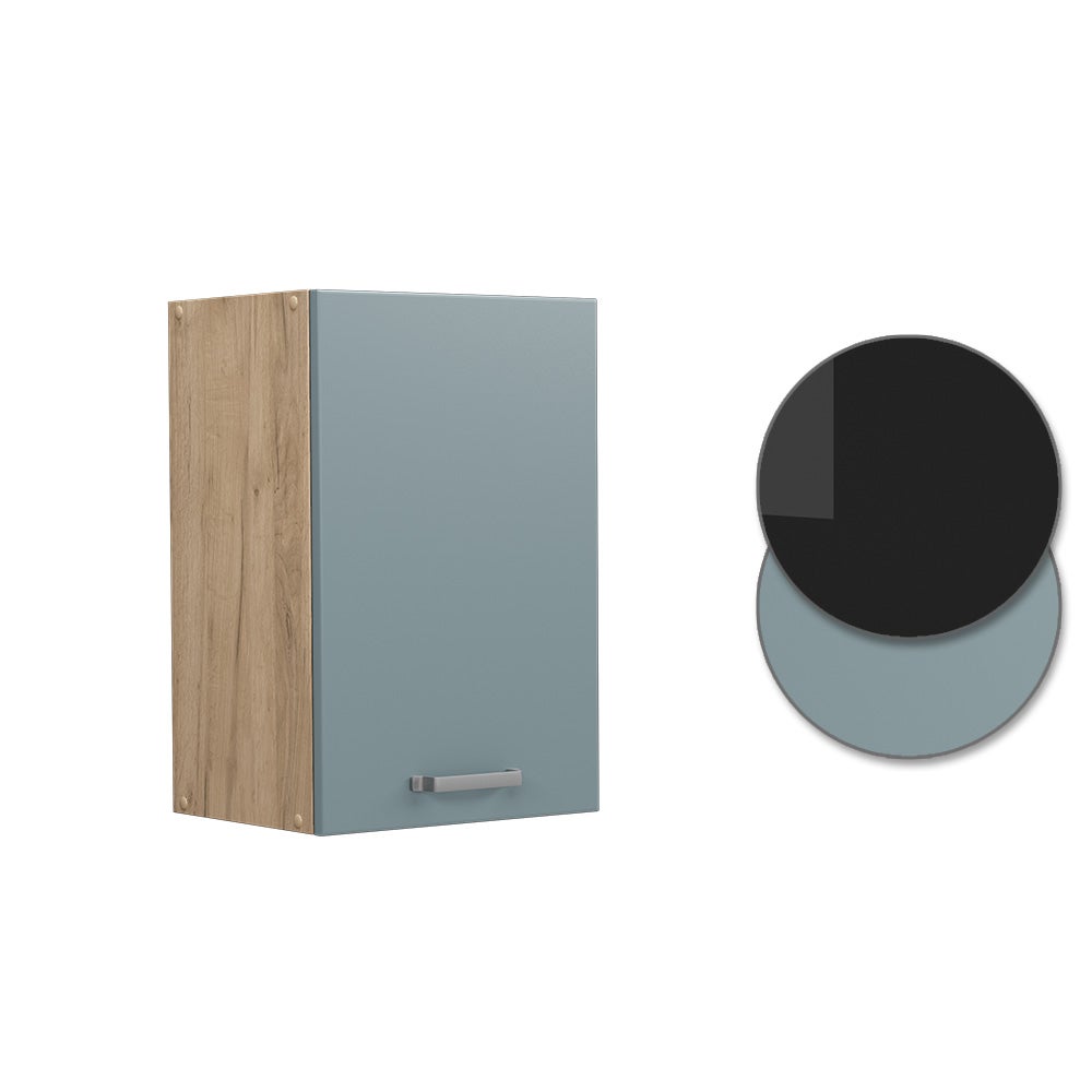 Vicco Elément haut de cuisine R-Line, Bleu-gris, 40cm - 6