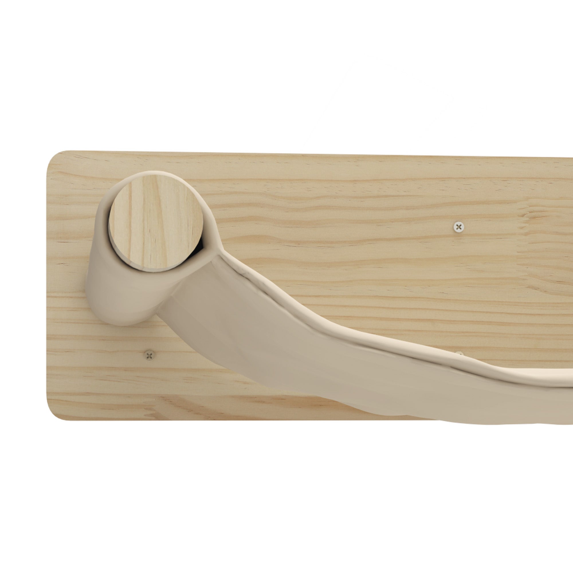 Balconera Ensemble de murs d'escalade pour chat 7 pièces, arbre à chat avec 3 griffoirs et 4 marches, montage mural, beige - 9