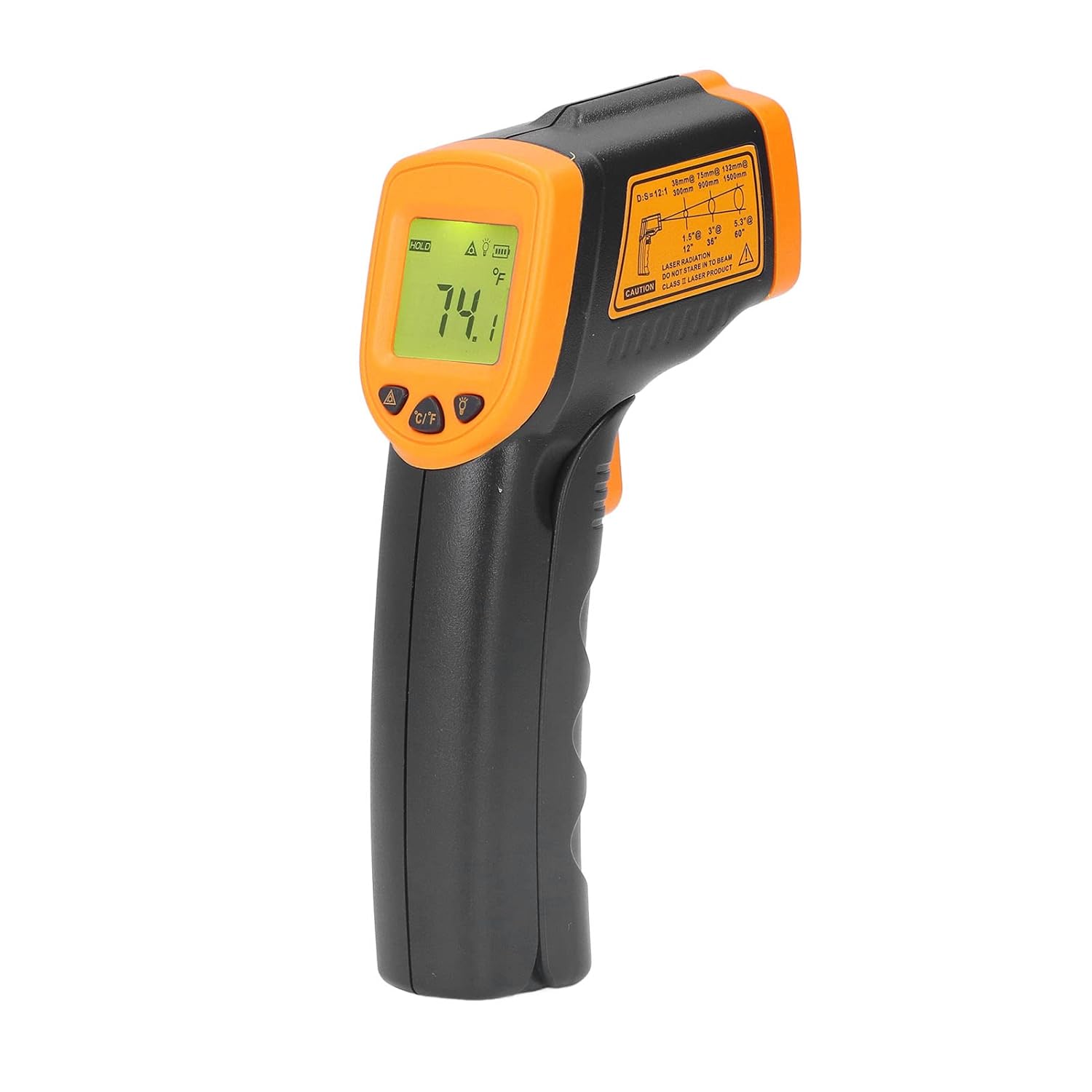 Pistolet de température infrarouge de haute précision, thermomètre