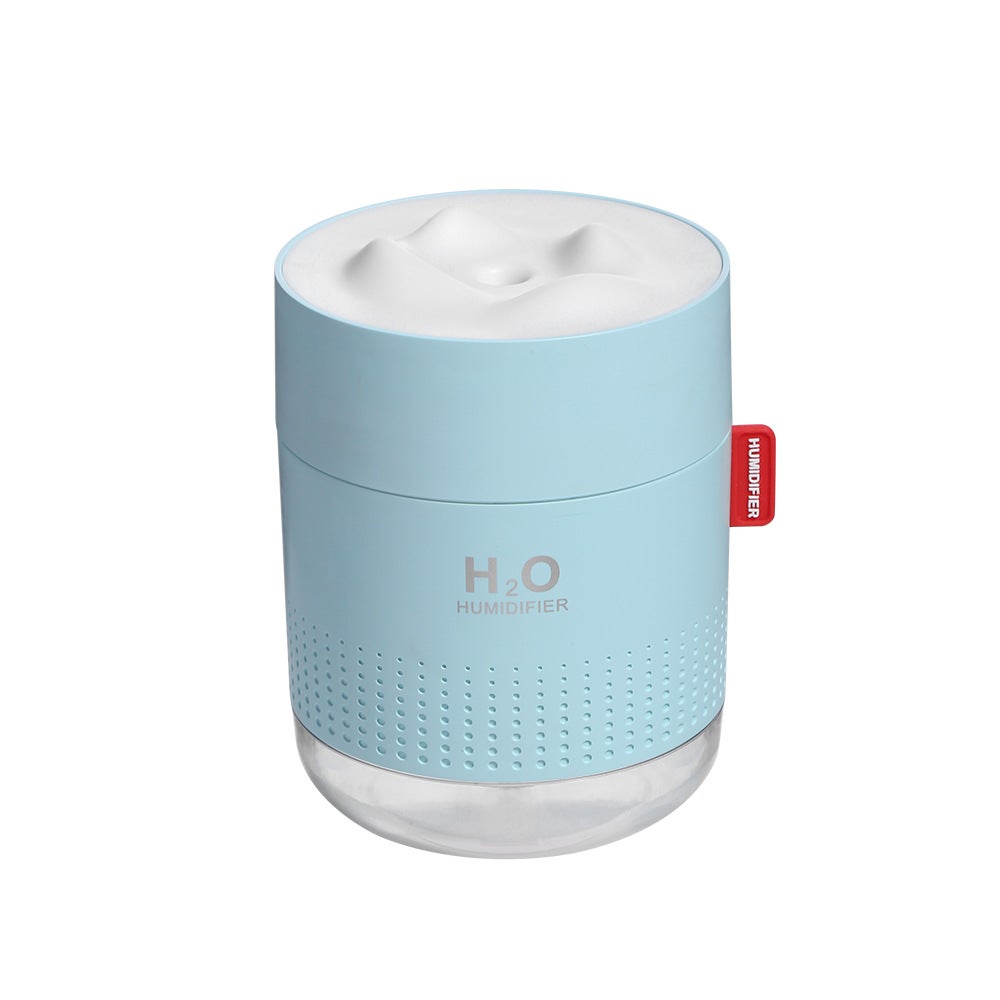 Przenośny nawilżacz powietrza do domu, cichy, do sypialni lub biura, zasilany przez USB, automatyczne wyłączanie (500 ml), bez baterii