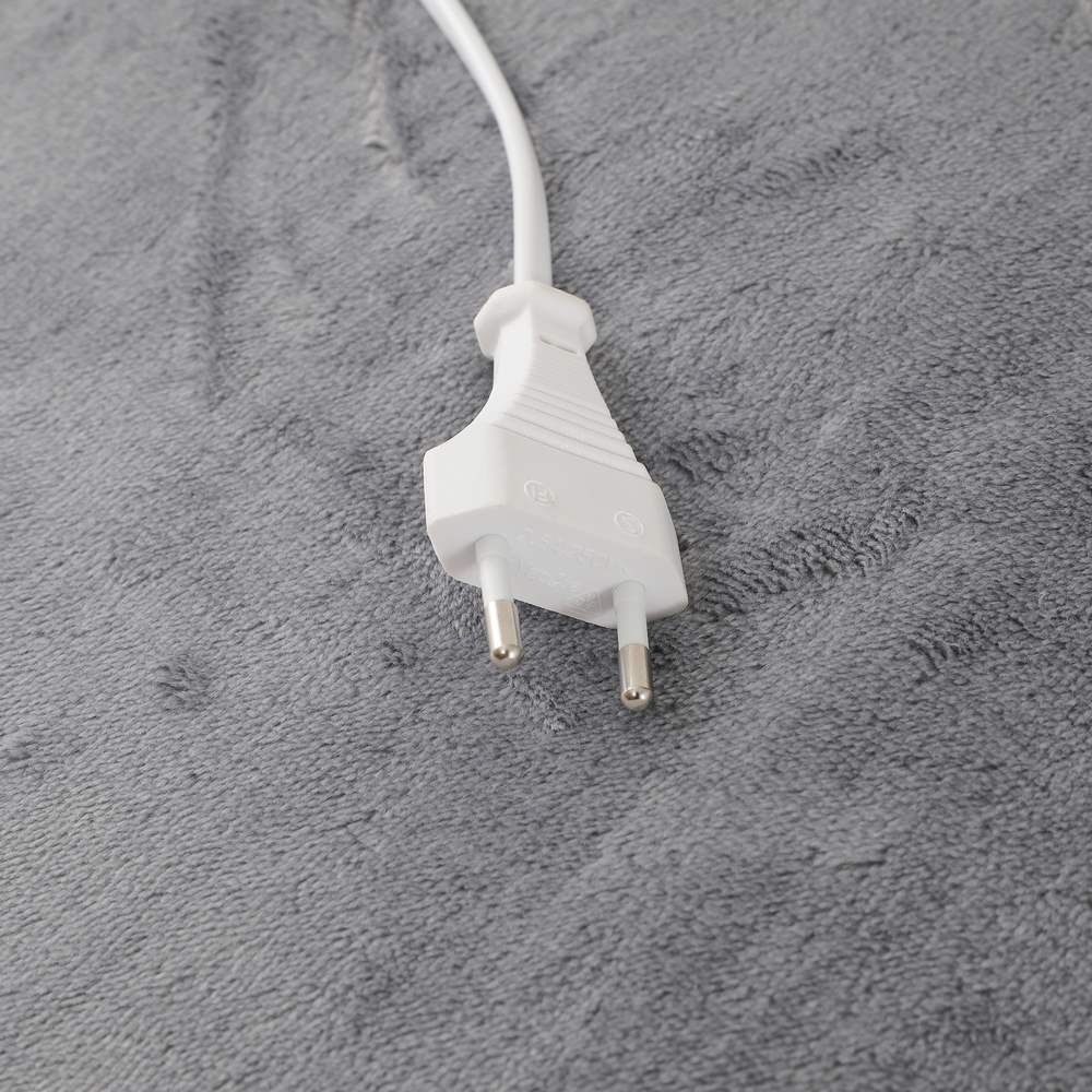 Coperta elettrica grigio 180x160 cm - 6