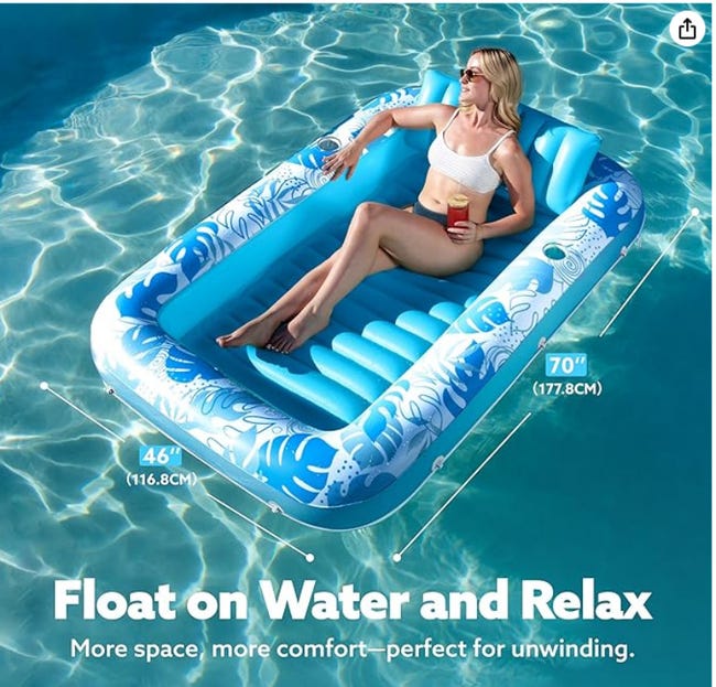 Matelas Gonflable De Piscine Hamac à Eau à Flotteur Pour Piscine Unique Chaise De Natation Gonflable Polyvalente 4 En 1 Jouets Gonflables De 13285 B Matelas Gonflable De Piscine Hamac à Eau à Flotteur Pour Piscine Unique Chaise De Natation Gonflable Polyvalente 4 En 1 Jouets Gonflables De 13285 B