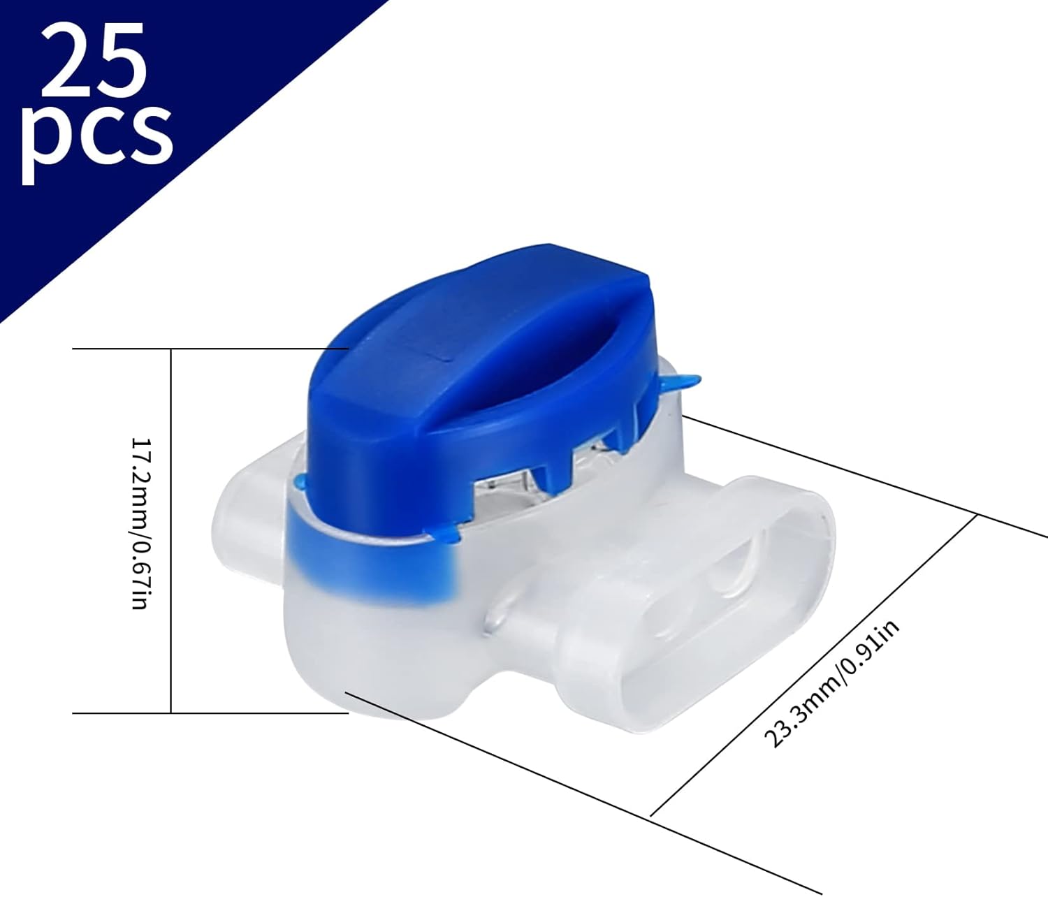 Lot de 25 connecteurs de câbles pour tondeuse à gazon robotisée, pour jardin extérieur et automatique - 2