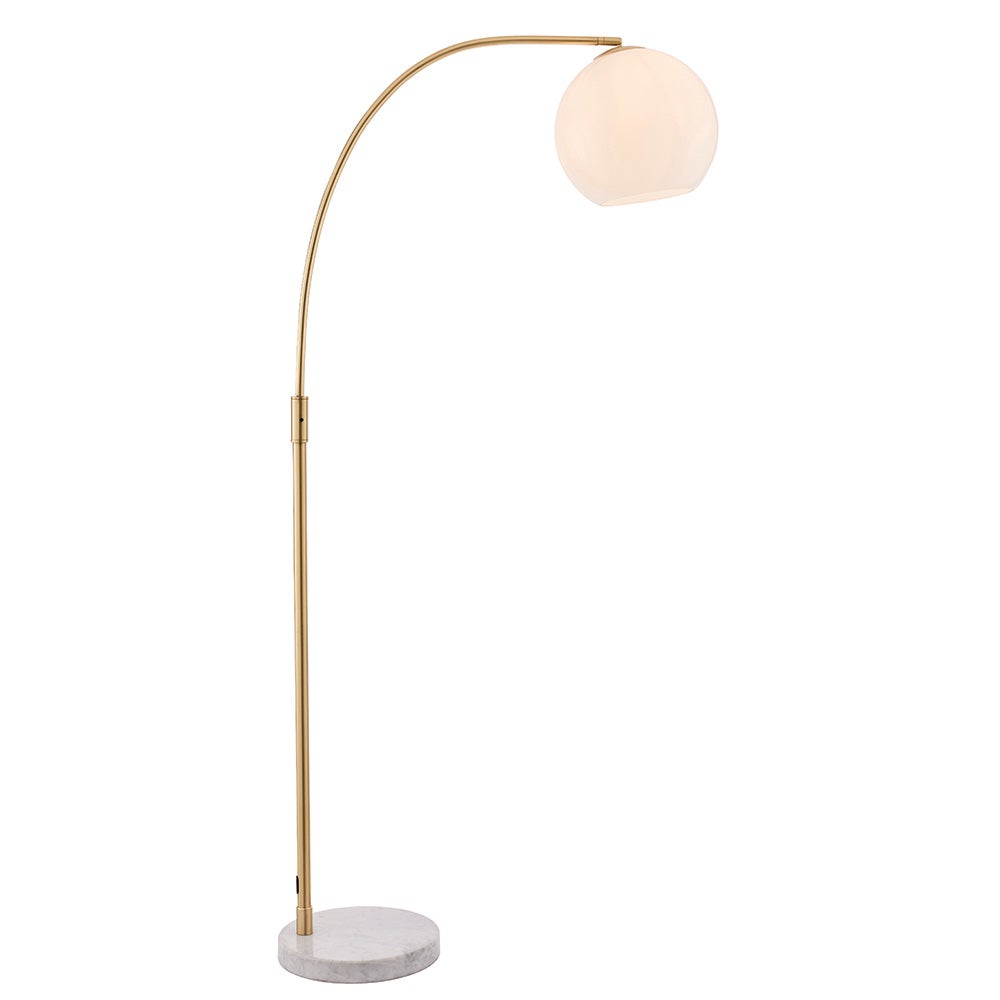 Lampa stojąca marmurowa podstawa OTTO mosiężno-złota 1xE27x40W metal wym:169,2x30x80cm IP20 Endon