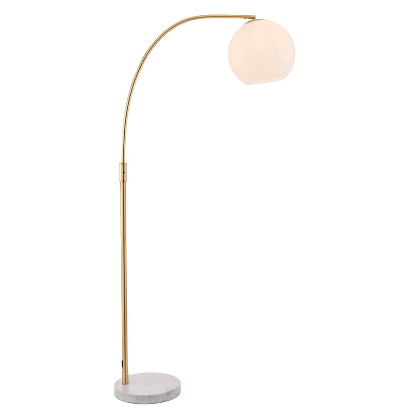 Lampa stojąca marmurowa podstawa OTTO mosiężno-złota 1xE27x40W metal wym:169,2x30x80cm IP20 Endon