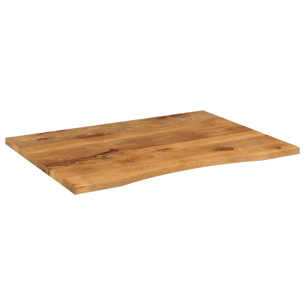 Maison Exclusive - Dessus de bureau avec courbe 100x80x2,5 cm manguier massif brut - 2