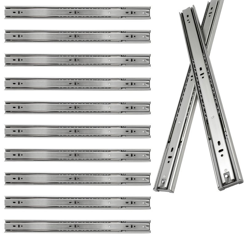 Rail à Sortie Totale Avec Retour Automatique à Gauche