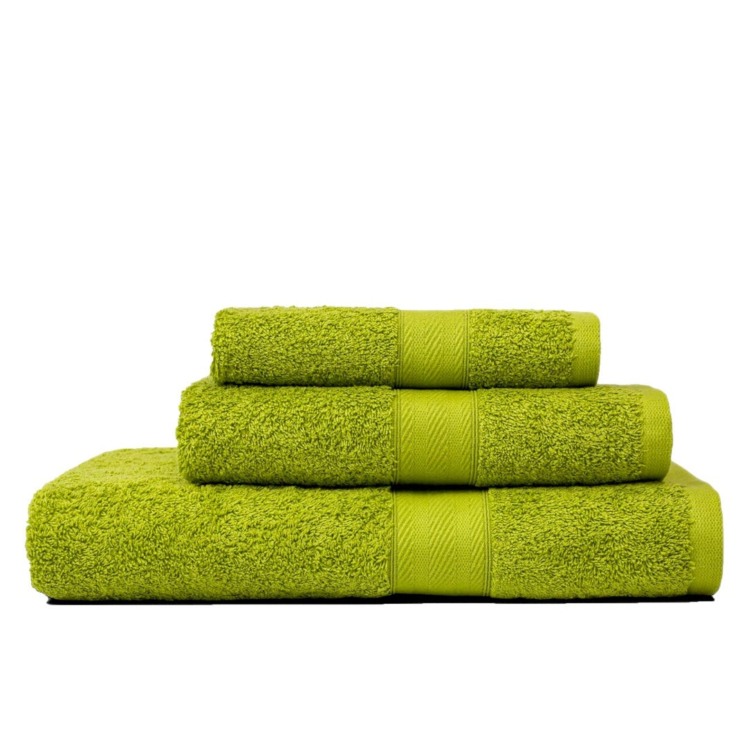 Lot De 2 Serviettes Visage Et Invité En Microfibre Jaune – 1+1, Neuves Avec étiquettes
