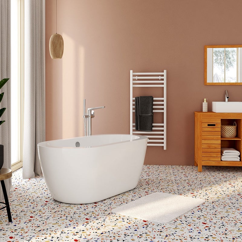 Wanna wolnostojąca - 178 l - 149 x 75 x 58 cm - Biała - Akryl - ADRINA