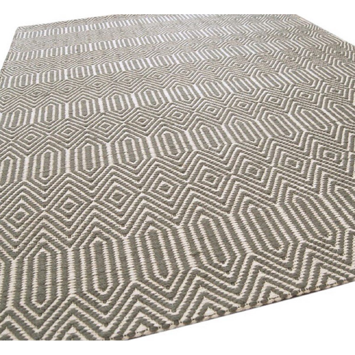 Tapis Laine et Coton tissé main style berbère SILWAN 160x230 cm - 3