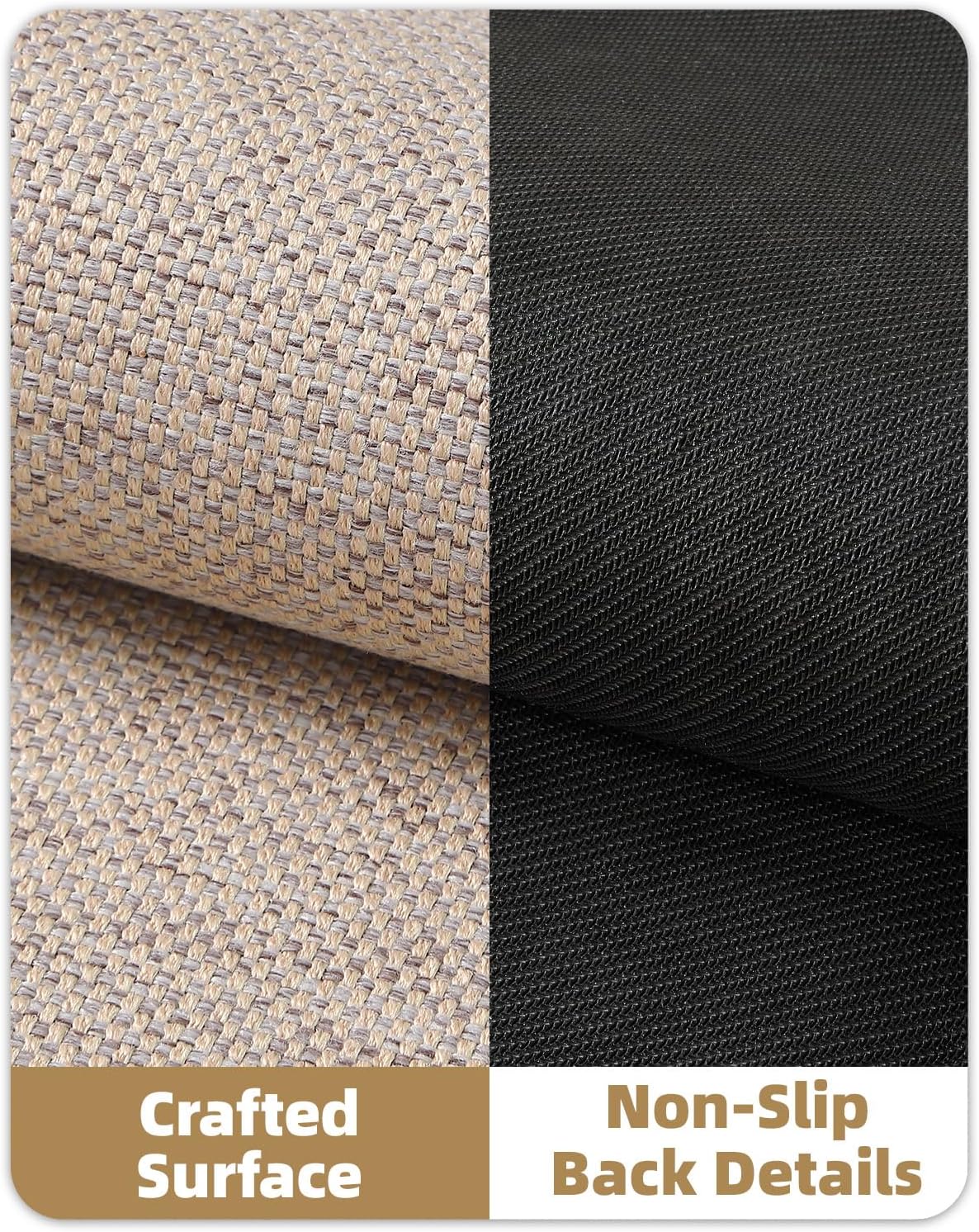 Paillasson Interieur Entree 50x80cm, Antidérapant, Tapis de Porte Absorbant, Lavable, Tapis pour Intérieur, Extérieur, Chambre, Cuisine(Beige) - 5