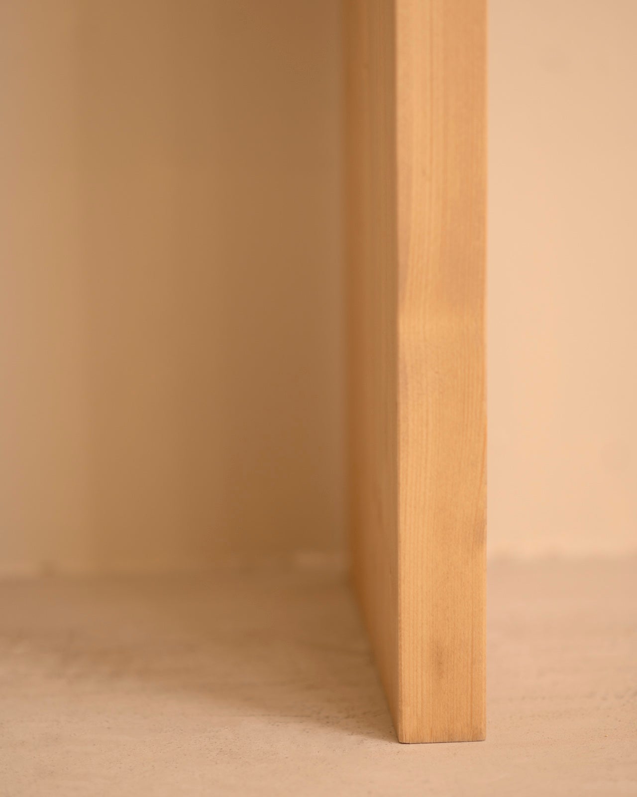 TELVA - Console en bois massif ton chêne moyen 120x80cm - DECOWOOD - 6