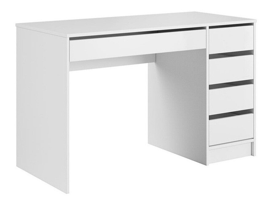 Bureau en bois 5 tiroirs 