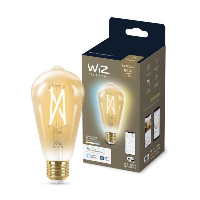 EMOS GoSmart - Lampadina LED A60, WiFi LED 9 W, ricambio per 60 W, luminosità 806 lm, RGB, colore luce 2700-6500 K, connettività WiFi, compatibile con EMOS GoSmart - Lampadina LED A60, WiFi LED 9 W, ricambio per 60 W, luminosità 806 lm, RGB, colore luce 2700-6500 K, connettività WiFi, compatibile con