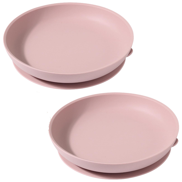 Conjunto de duas tigelas de silicone à prova de derramamento para gatos e cachorros, antiderrapantes e seguras.