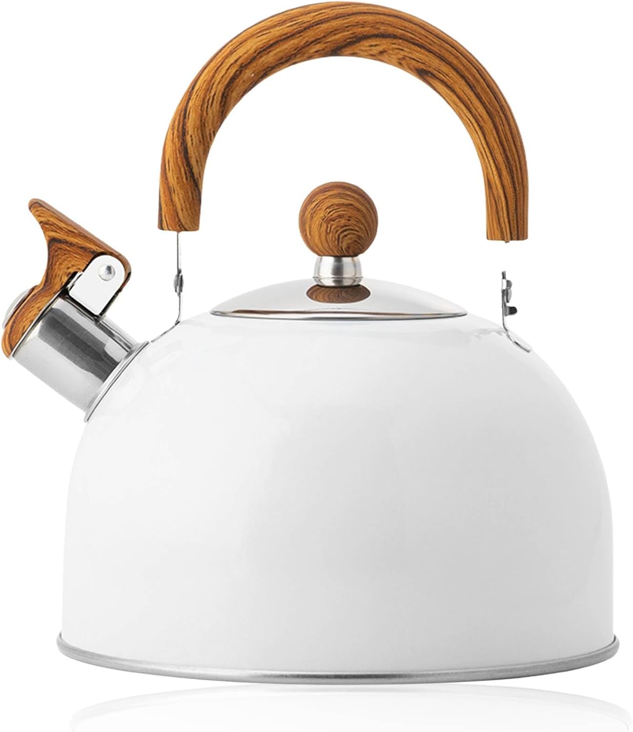 Bouilloire à Thé Sifflante En Acier Inoxydable 18/10 D'une Capacité De 3L Avec F