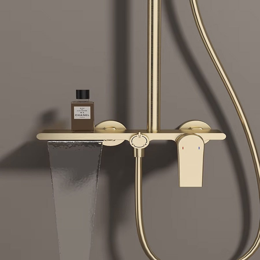 Colonne de douche dorée 3 fonctions, Valencia - 5