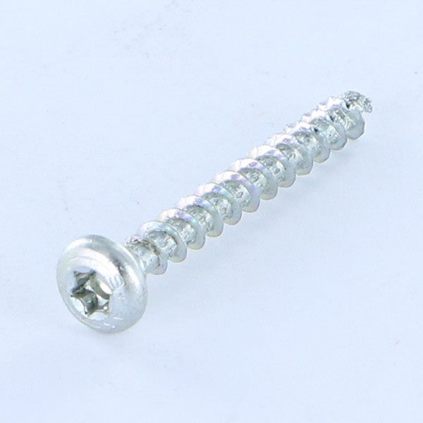 Vis bois Tête ronde TR Fendue 4.5X40 Acier zingué blanc - 200 pièces