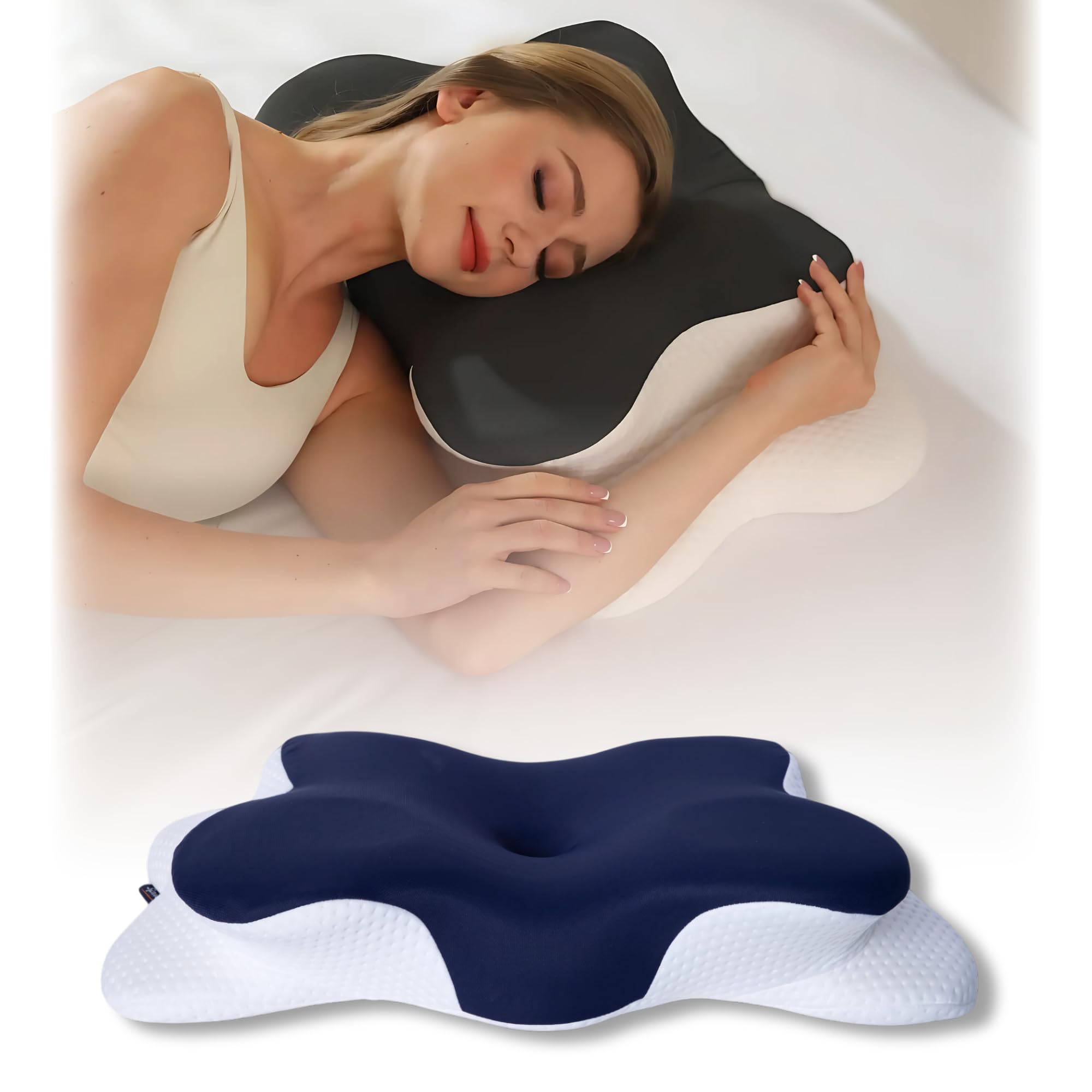 Cuscino Memory Foam Kaiserwerk – Morbido E Ergonomico Per Un Sonno Da Sogno (Altezza 9 Cm)