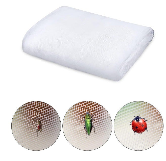 Filet anti-insectes pour plantes, 2,5 m x 10 m, filet anti-insectes de ...