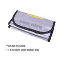 Lot De 3 Sacs De Sécurité Pour Batteries - 23x18 Cm, PVC Ignifuge Et étanche, Rangement Portable Pour Accessoires électroniques
