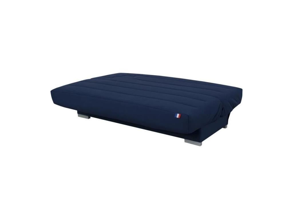 Divano letto KYLIAN 3 posti Tessuto blu 192 x 97 x 90 cm Letto 120 x 190 cm - 3