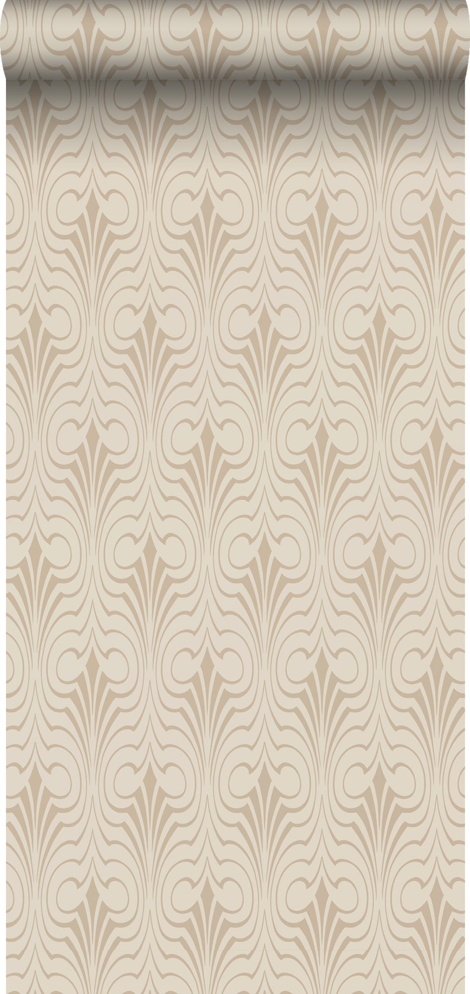 Tapeta forma graficzna beżowym - 50 x 900 cm - ESTAHOME
