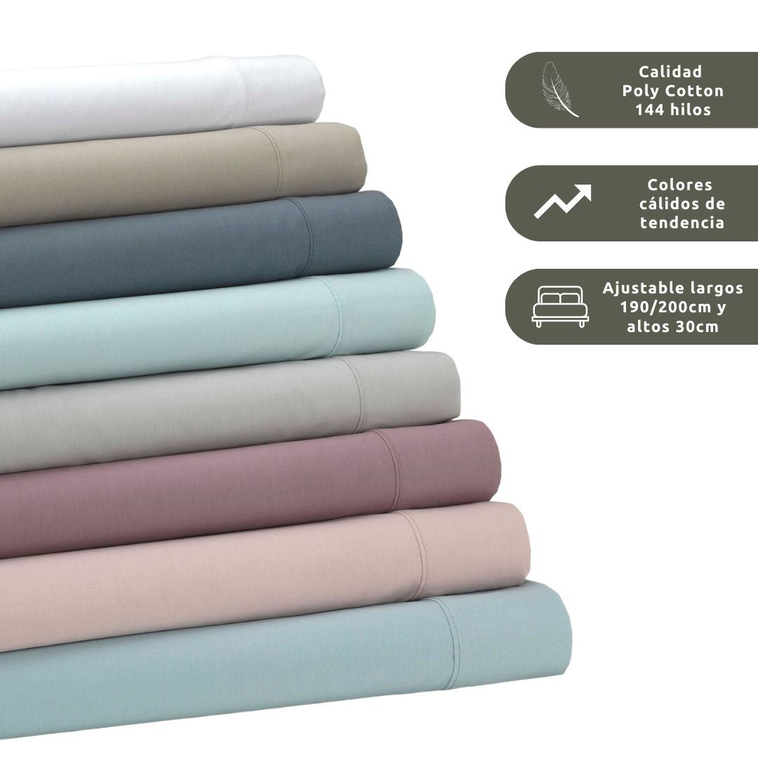 Juego de Sábanas Design Lino Cama 160cm (4 piezas) Donegal Collections - 6