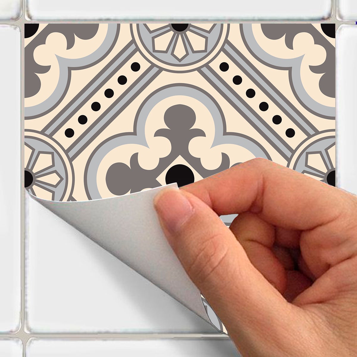 9 adesivi piastrelle azulejos Candelaria - Sticker adesivo - adesivi murali - 9stickers20x20cm - 4