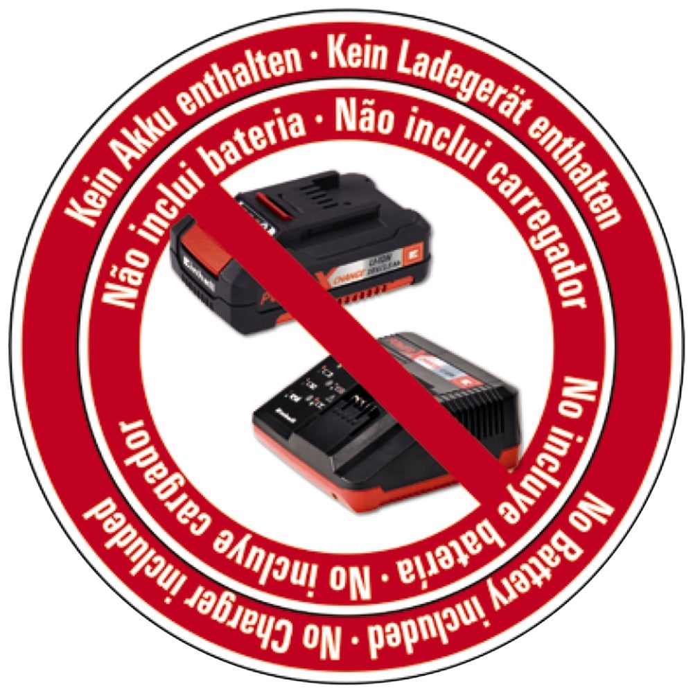Einhell Ponceuse excentrique sans fil TE-RS 18 Li - Solo PXC (18V, avec 1 abrasif) Livré sans Batterie ni Chargeur - 7