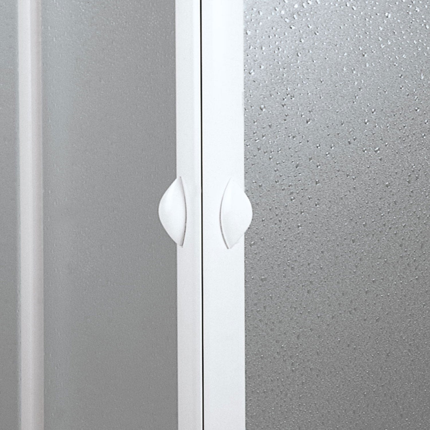 Mampara de Ducha 70x70 CM de Acrílico mod.Smart con Apertura Central - 4