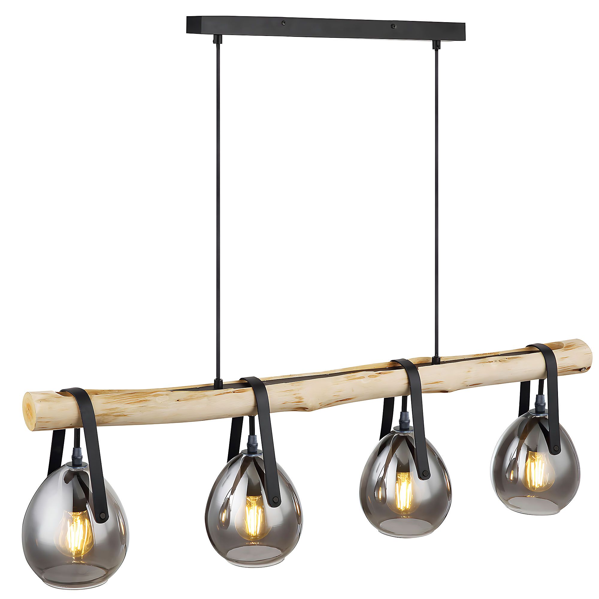 Lampa Sufitowa Wisząca Toolight App1775-4Cp Czarny