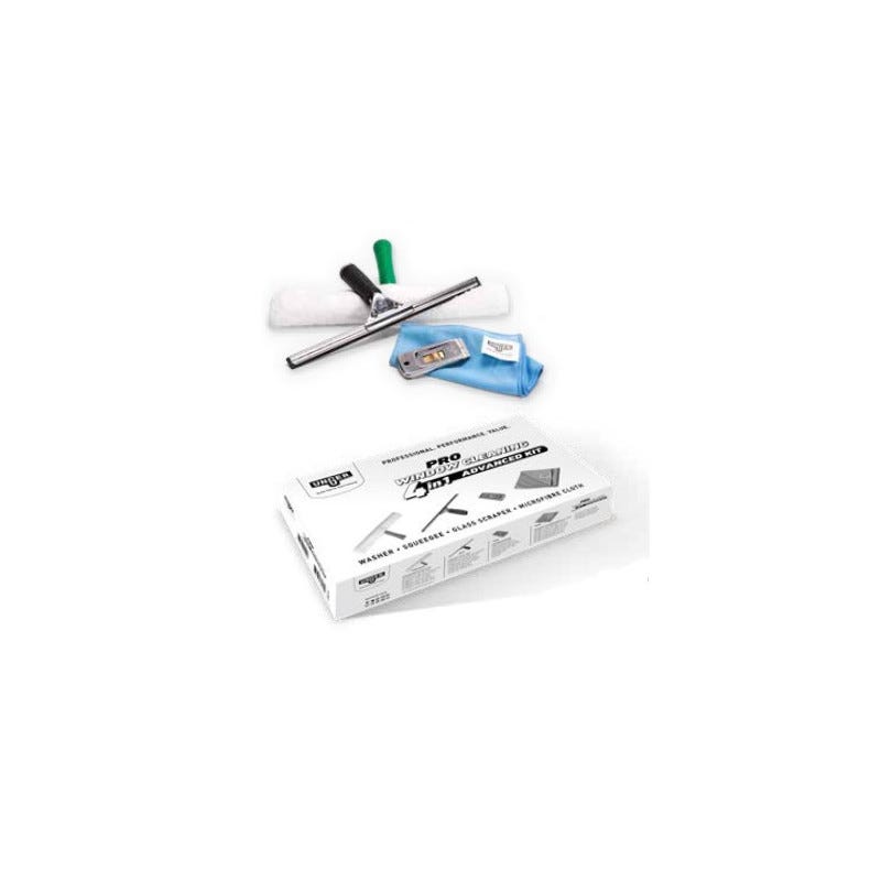 Unger AKG16 PRO Kit completo per la pulizia dei vetri 5in1 Set da 5 pezzi, per pulire i vetri senza Unger AKG16 PRO Kit completo per la pulizia dei vetri 5in1 Set da 5 pezzi, per pulire i vetri senza