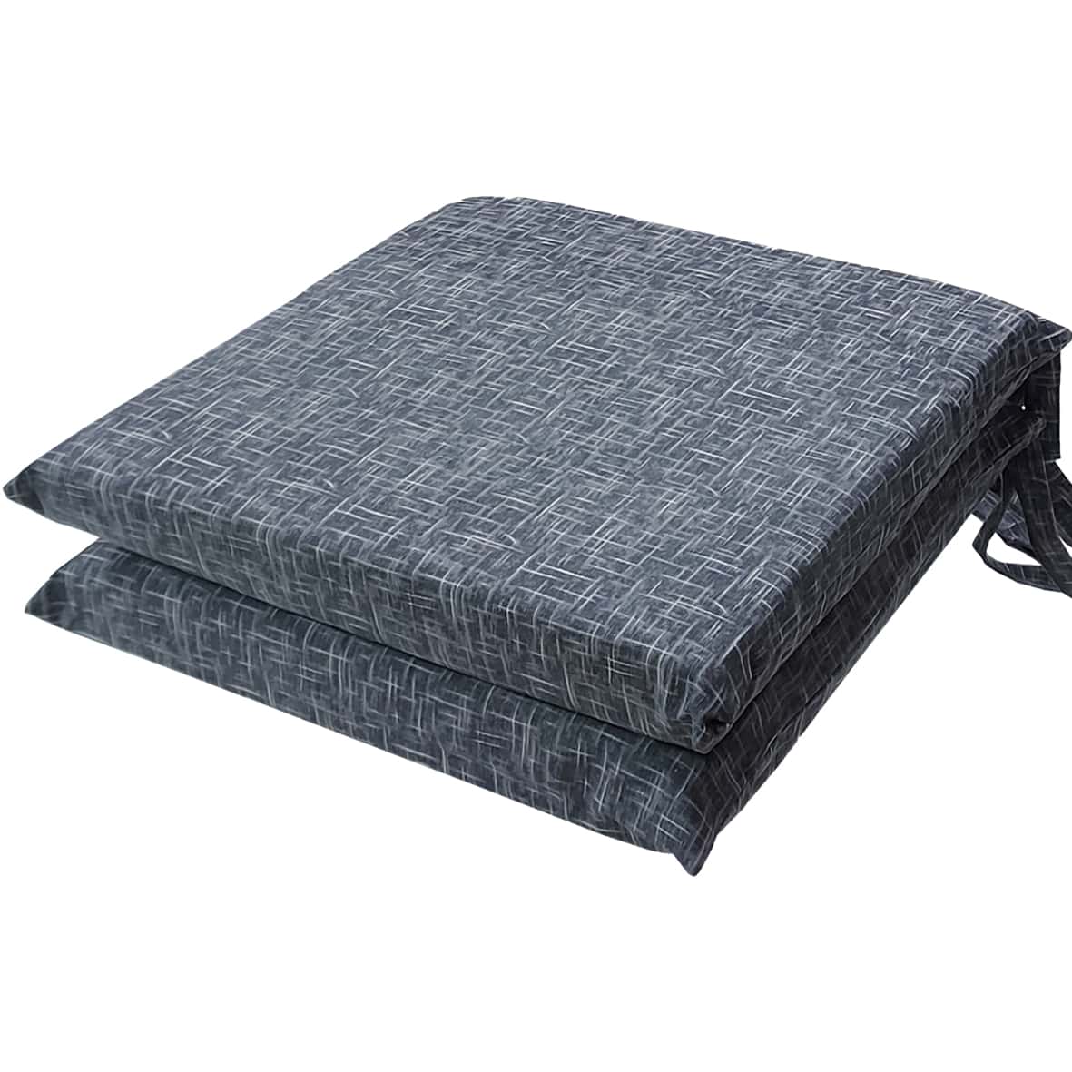 Coussins De Chaise De Jardin à Dossier Bas Lot De 2 Anthracite - Coussin D'extérieur