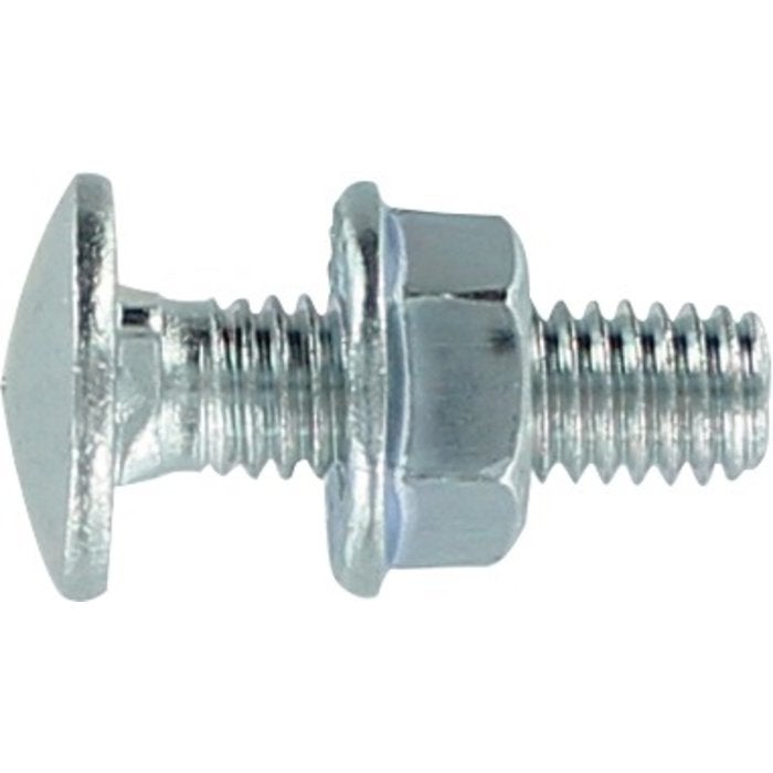 40 boulons poêlier acier zingué 6x30mm | Bricorama