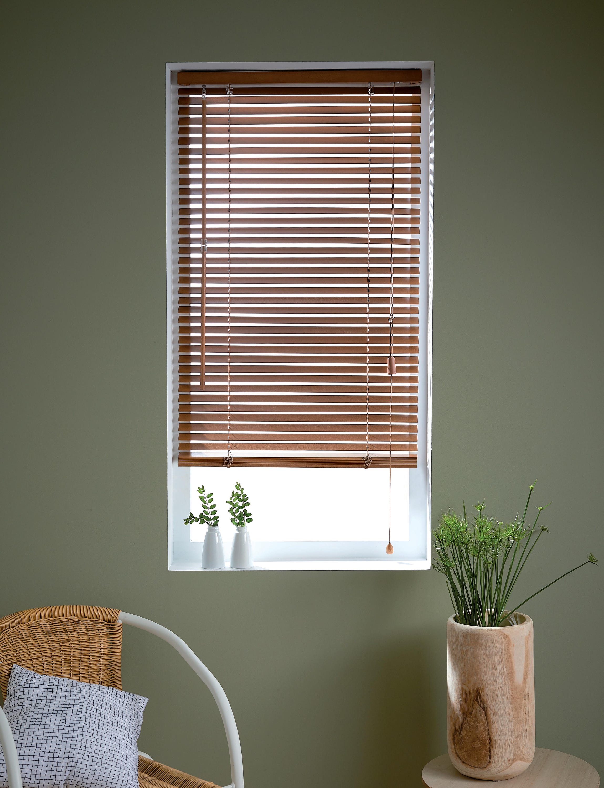 Estore laminado de madeira marrom RUSHMORE - 27 mm - 60 x 150 cm - INSPIRE - 3