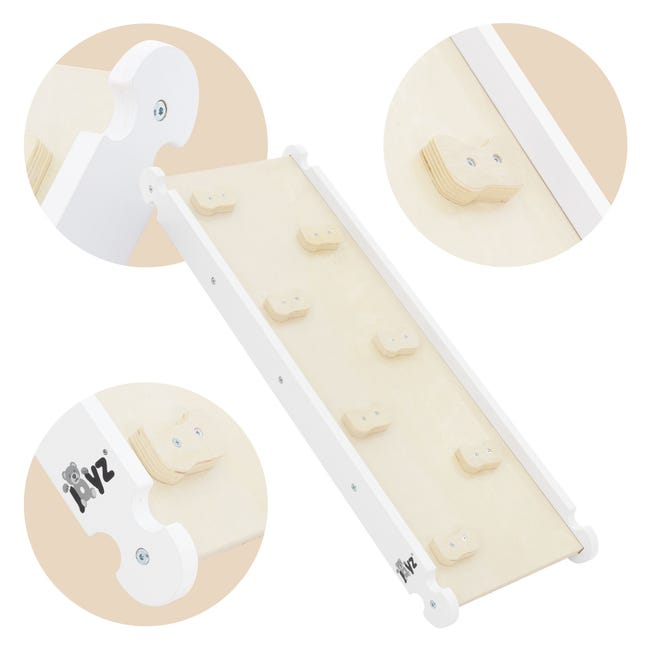 Joyz Set Di 3 Pezzi Triangolo Da Arrampicata Con Scivolo E Arco Di - Foto 9