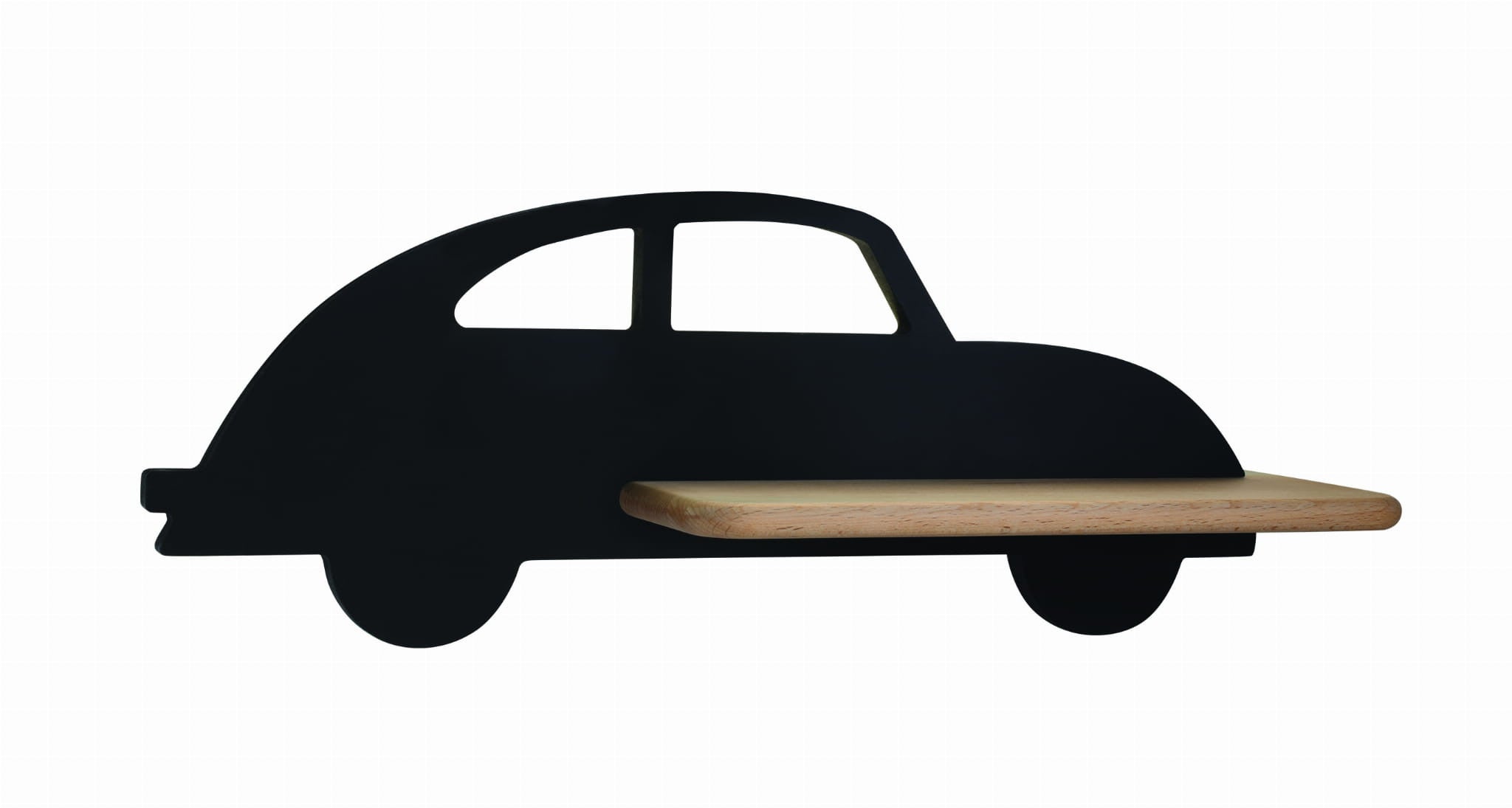 Kinkiet Car czarny-jasne drewno LED 4W 4000K 250lm wym: 15 x 43 x 12 cm metal IP20 Candellux