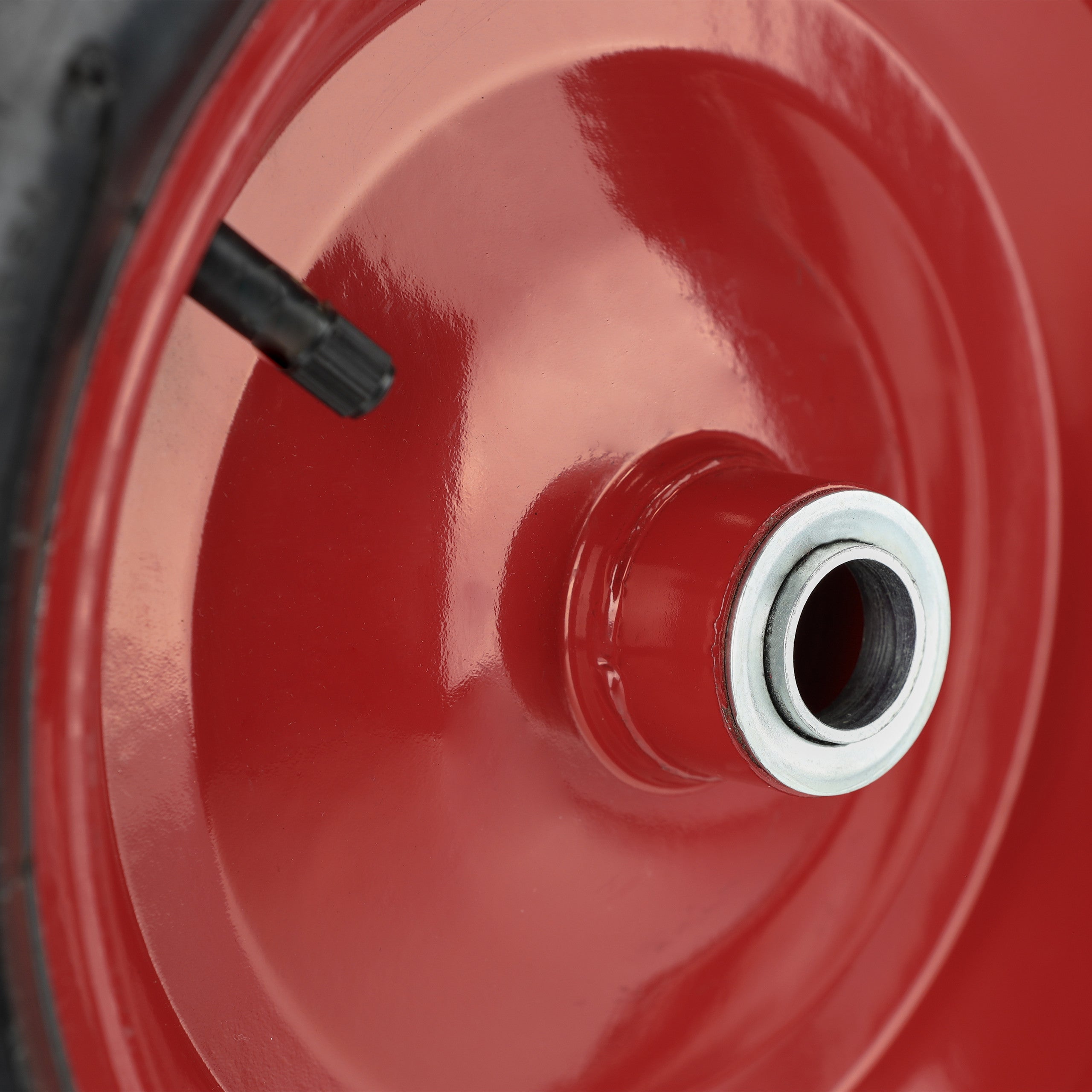 Roue de brouette 4.80 4.00-8, pneu de rechange, de secours, 4PR, avec air, jante en acier, noir/blanche, Relaxdays - 6