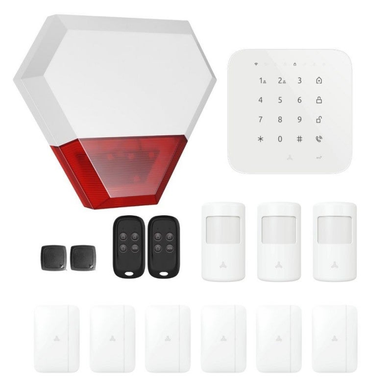 Alarme maison sans fil wifi et gsm 4G connectée Casa avec sirène — free download