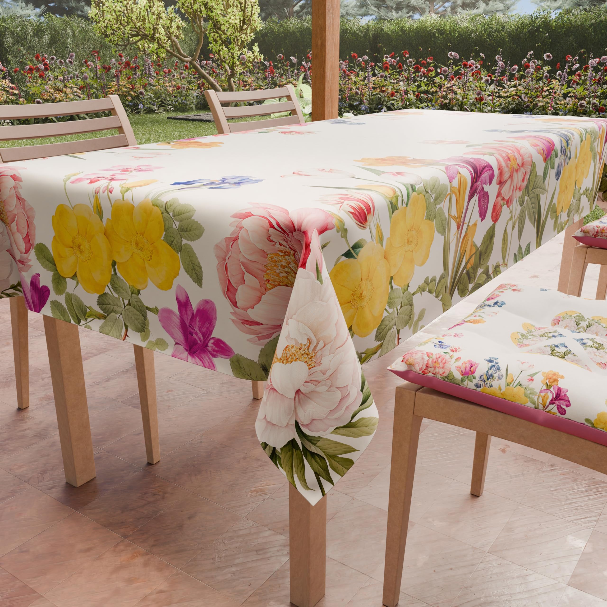 PETTI Tovaglia Da Tavola Antimacchia, Copritavolo Da Cucina, Floreale-01 Novità | Casa E Giardino - 9