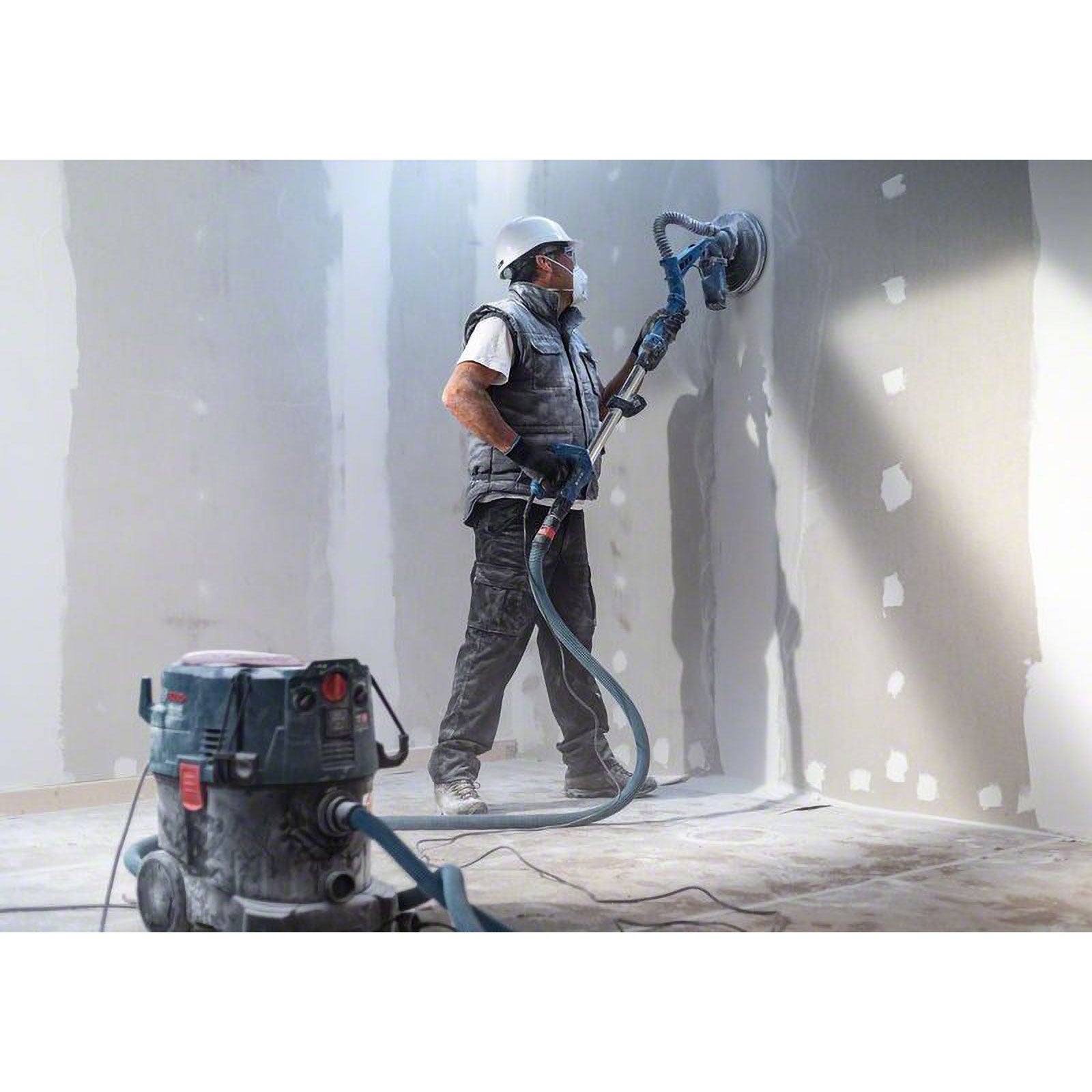 Bosch 5x Abrasivi a rete EXPERT M480 (per Cartongesso, Legno duro, Ø 225 mm, Grano 80, Professional Accessorio Levigatrice per cartongesso) - 6