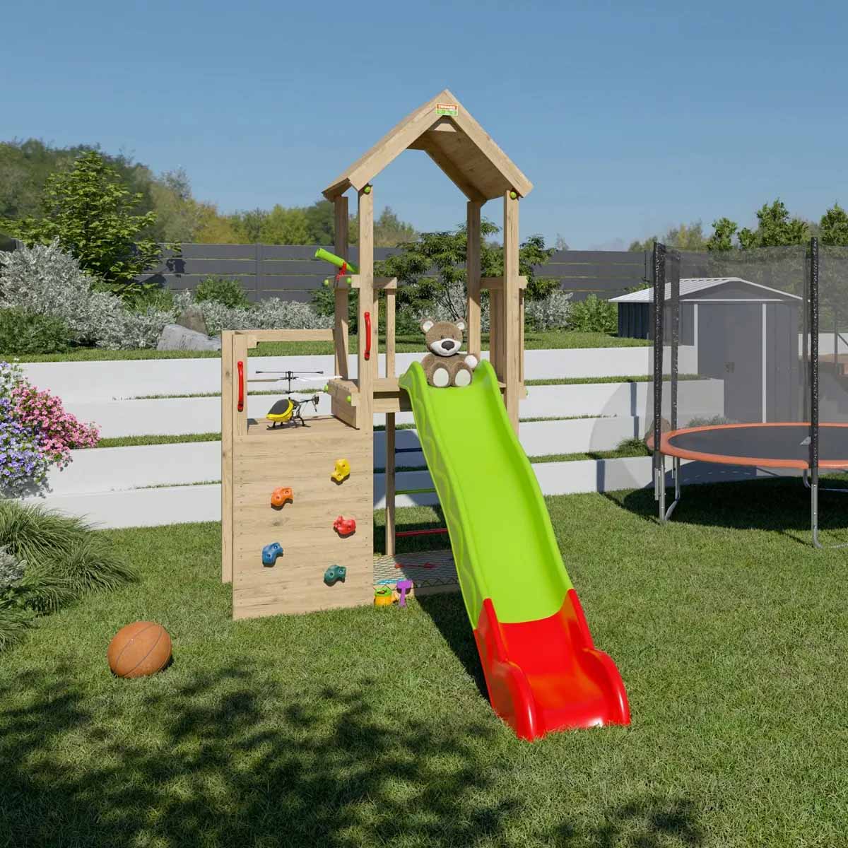 Tour de jeux bois AGILE XPLORER - 6 enfants - 7